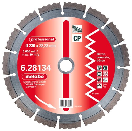 METABO Diamantový kotouč 150x22,23 mm, professional, CP 628132000