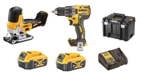 Dewalt Akumulátorové stroje v sadě (DCD791+DCS335) DCK298P2T