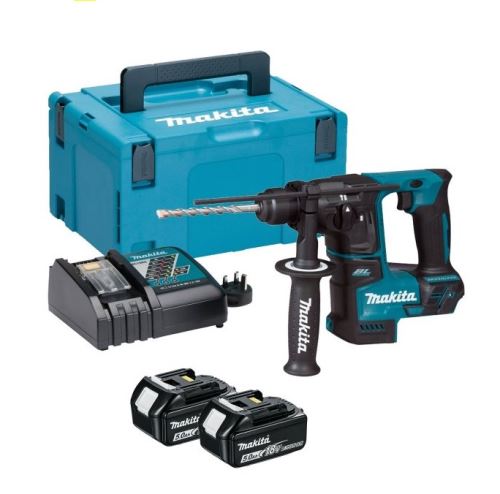 Makita Aku vrtací kladivo Li-ion LXT 18V/5,0Ah, Makpac DHR171RTJ