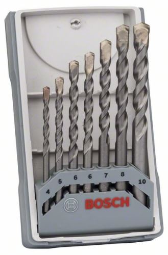 BOSCH 7dílná sada vrtáků do betonu CYL-3 4; 5; 6; 6; 7; 8; 10 mm 2607017082