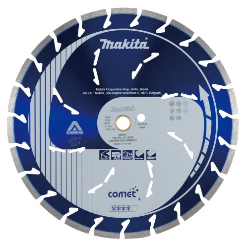 MAKITA kotouč řezný diamantový Comet Rapid 350x25.4 mm B-13552