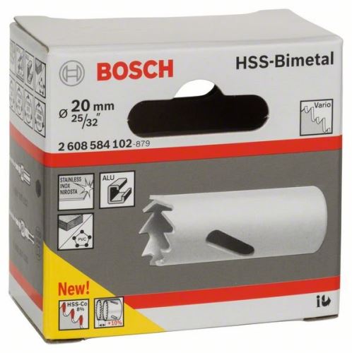 BOSCH Děrovka HSS-bimetal pro standardní adaptér 20 mm, 25/32" 2608584102