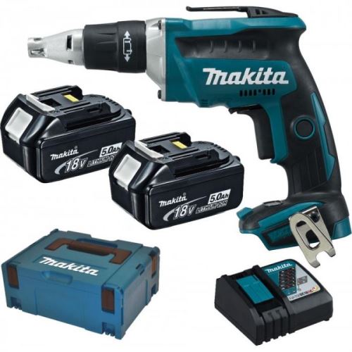 Makita Aku šroubovák Li-ion LXT 18V/5,0Ah, Makpac DFS452RTJ