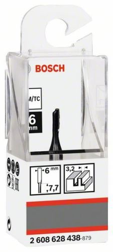 BOSCH Drážkovací fréza; stopka 6 mm 2608628438