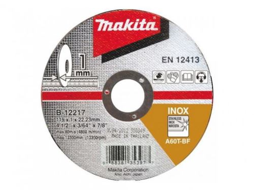 MAKITA kotouč řezný nerez 230x1.9x22.23 mm B-64618