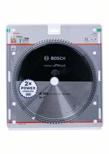 BOSCH Pilový kotouč pro aku pily; Standard for Wood 305x30x2,2/1,6x96T 2608837744