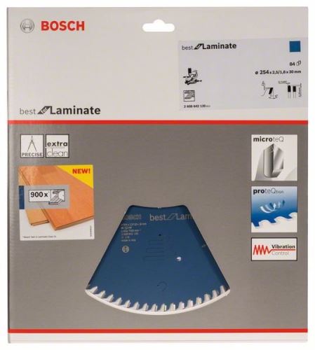 BOSCH Pilový kotouč do okružních pil Best for Laminate 254 x 30 x 2,5 mm, 84 2608642135