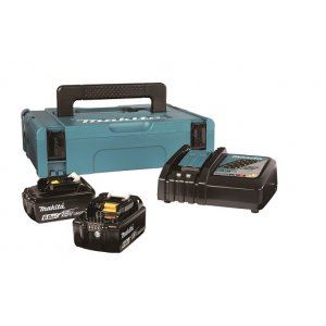 MAKITA sada Li-ion LXT 18V 2 ks BL1860B+1 ks NabíječkaDC18RC+1 ks Makpac 198116-4