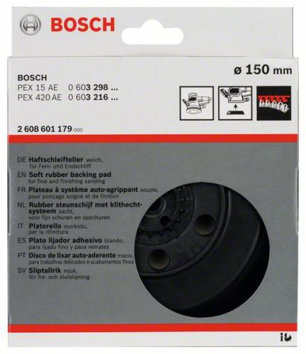 BOSCH Brusné talíře měkké, 150 mm 2608601179