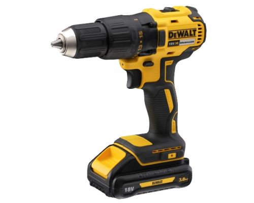 DeWalt AKU vrtací šroubovák, 18V XR Li-Ion, 65Nm, 2x3,0Ah, kufr DCD777L2T