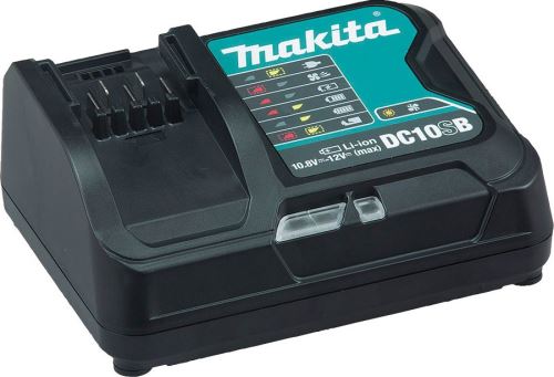 MAKITA nabíječka Li-ion CXT DC10SB 12V pro rychlé nabíjení baleno karton 197363-4