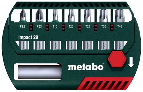 METABO Sada bitů 29 mm (8 ks) pro rázové utahováky 628849000