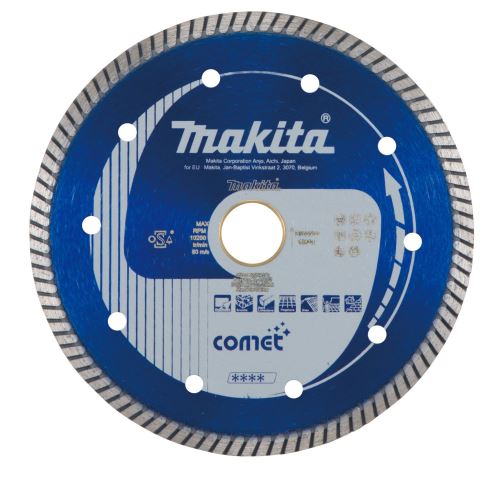 MAKITA kotouč řezný diamantový Comet Turbo 150x22.23 mm B-13007