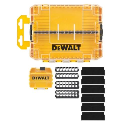 DeWALT Střední sada Tough Case (plus pouzdro, přihrádky, držáky) DT70802