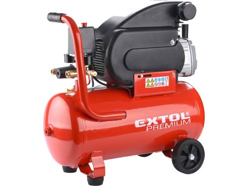 EXTOL PREMIUM kompresor olejový 1500W, 24l 8895310