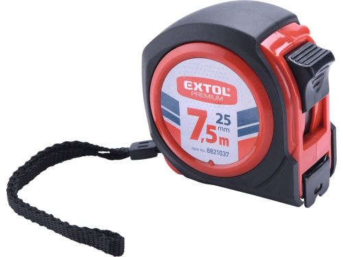 EXTOL PREMIUM Metr svinovací COMPACT, 7,5m, š. 25mm