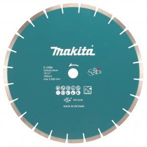 MAKITA kotouč řezný diamantový beton 355x2.8x25.4 mm pro aku stroje E-12996