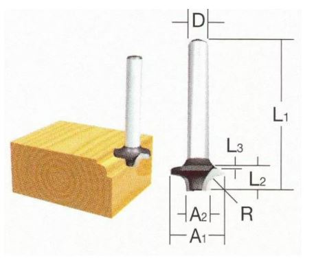 MAKITA fréza drážkovací D-09357