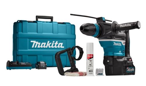 Makita Aku kladivo SDS-Max s AWS Li-ion XGT 40V/4,0Ah, kufr HR005GM202