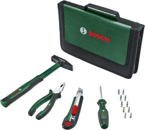 BOSCH Sada začátečnického ručního nářadí 14 kusů 1600A02BY3