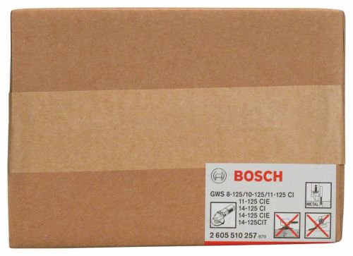 BOSCH Ochranný kryt s krycím plechem 125 mm 2605510257