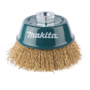 MAKITA miskovitý kartáč z mosazného drátu,vlnitý drát 0,3 mm,100 mm D-39805