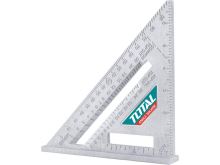 TOTAL Úhloměr, měřítko v palcích, 180 x 180 mm TMT61201