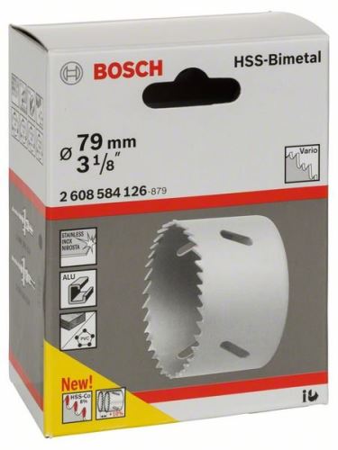 BOSCH Děrovka HSS-bimetal pro standardní adaptér 79 mm, 3 1/8" 2608584126