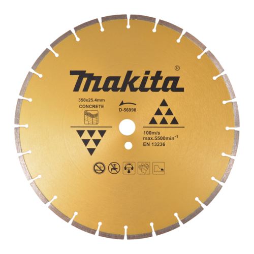 MAKITA kotouč řezný diamantový beton 350x3x25.4 mm D-56998