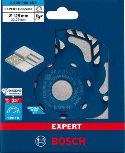 BOSCH EXPERT diamantový hrncový kotouč CONCRETE 125mm 2608900651