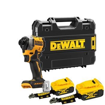 DeWALT Aku kompaktní rázový utahovák, 2x 5Ah aku s popruhem DCF850P2LRT