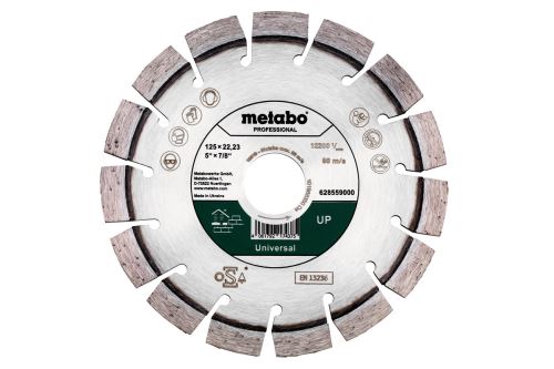 METABO Diamantový řezný kotouč Dia-TS 125x22.23 mm - UP, Univerzální, Profesionál 628559000